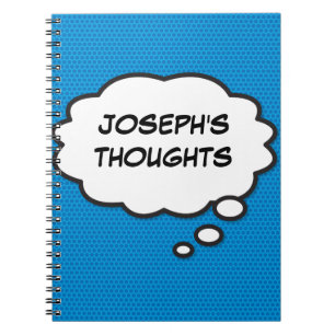 Cuaderno Tu mensaje pensó en el libro de historietas retro 