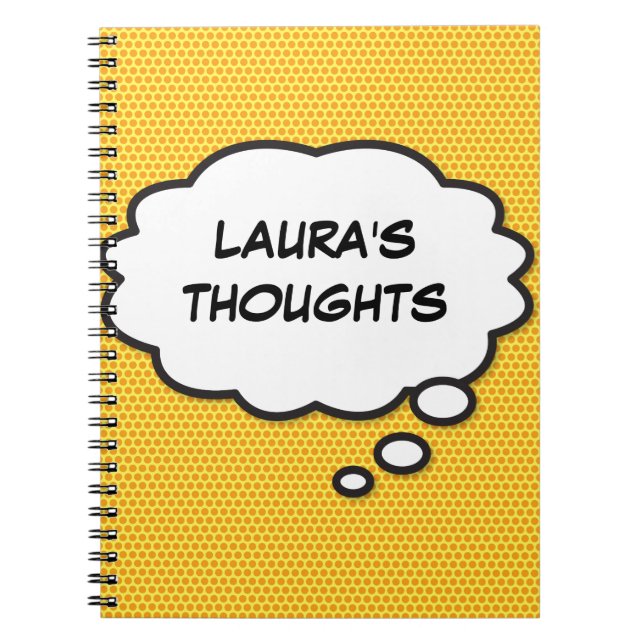 Cuaderno Tu mensaje pensó en la burbuja de la diversión del (Frente)