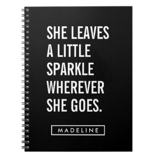 Cuaderno Tu nombre | Deja Una Pequeña Espuma