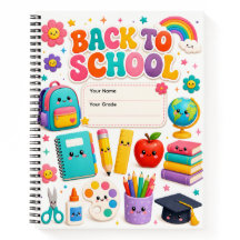 Cuaderno Tu Nombre Grado Regreso a la Escuela libr
