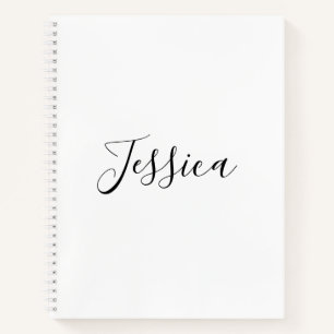 Cuaderno Tu nombre Letra elegante