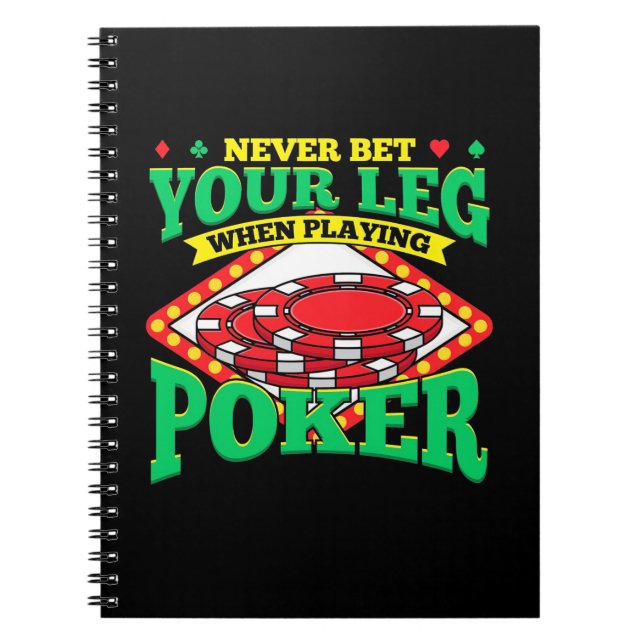 Cuaderno Tu Pierna Al Jugar Al Poker (Frente)