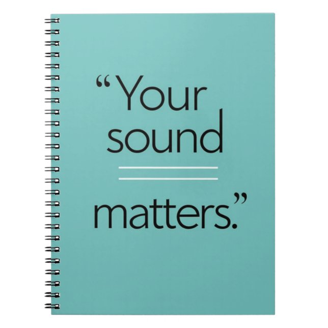 Cuaderno Tu sonido importa opción 2 (Frente)