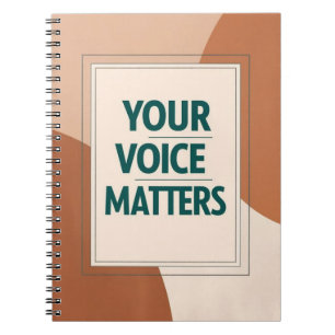 Cuaderno Tu Voz Importa opción 3