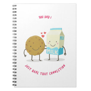 Cuaderno Tú Y Yo Solo Esa Conexión Leche Y Cookies De Ansd