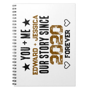 Cuaderno Tú + Yo Nuestra Historia de Amor Relación Editable