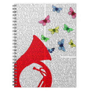 Cuaderno Tuba con mariposas