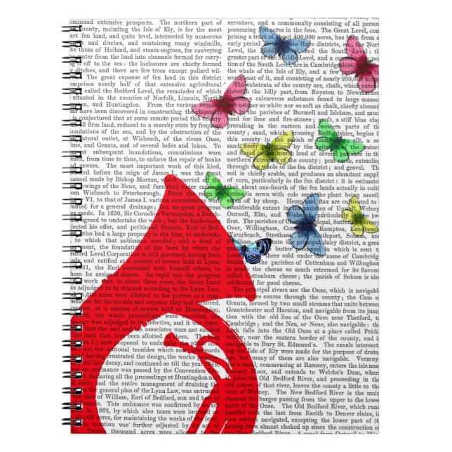 Cuaderno Tuba con mariposas (Frente)