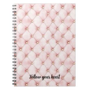 Cuaderno Tuberías de oro rosadas de Rubor