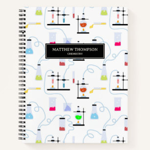 Cuaderno Tubos de ensayo de laboratorio de la asignatura de