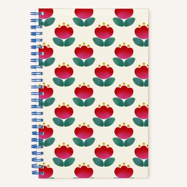 Cuaderno Tulip Blanco (Anverso)