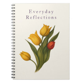 Cuaderno Tulip Floral Notebook | Everyday Reflections