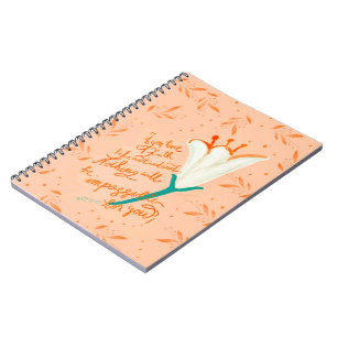 Cuaderno Tulip Love-Faith Like a Mustard Seed bloc de notas