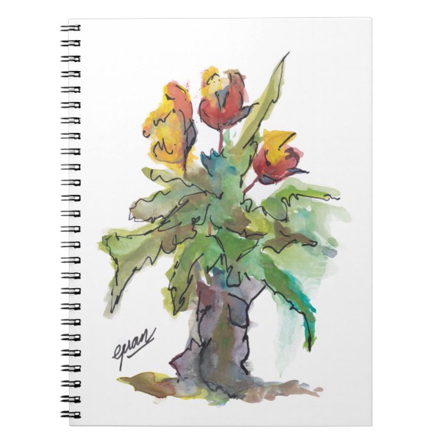 Cuaderno Tulip Notebook de Guan (Frente)