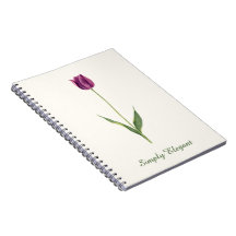 Tulipán Morado Personalizado Elegante