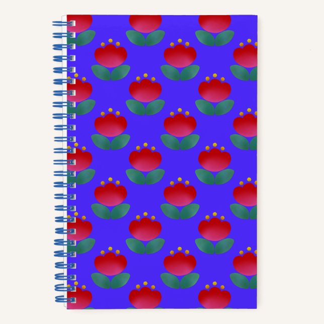Cuaderno Tulipán Púrpura (Anverso)