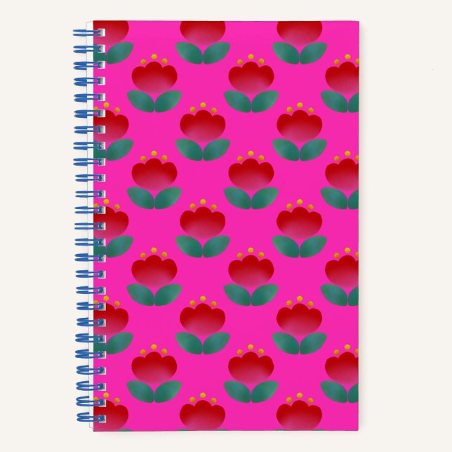 Cuaderno Tulipán Rosa (Anverso)