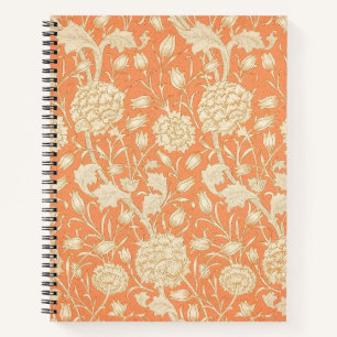 Cuaderno Tulipán Silvestre Naranja Arte Floral de William M