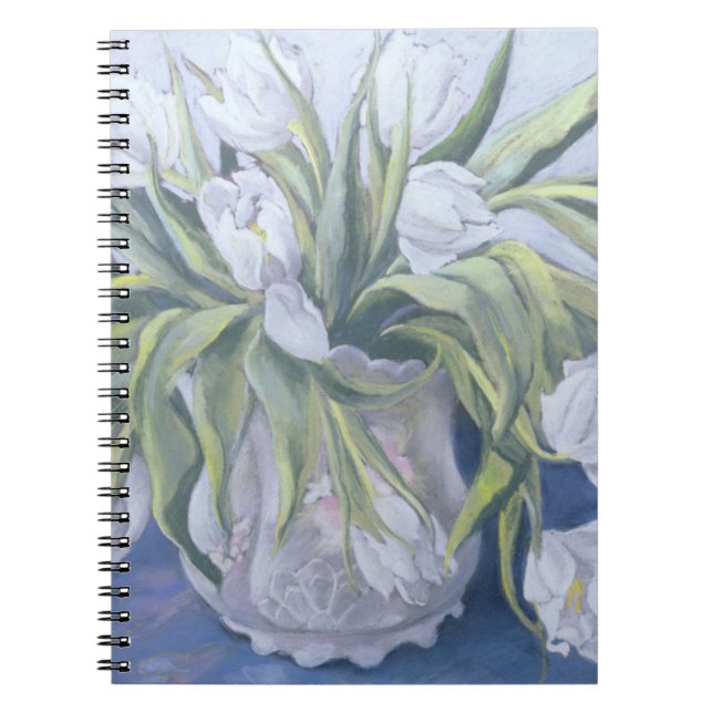 Cuaderno Tulipanes blancos (Frente)