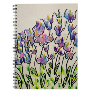 Cuaderno Tulipanes Coloridos de Primavera Saludo