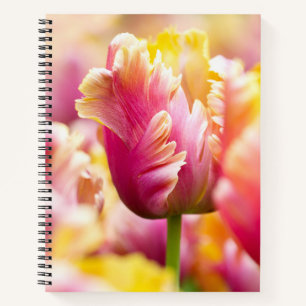 Cuaderno Tulipanes de cierre
