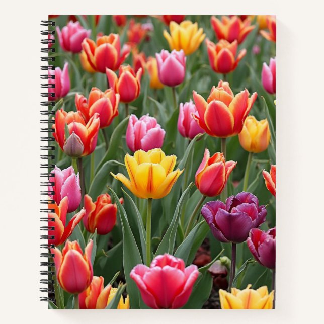 Cuaderno Tulipanes holandeses (Anverso)