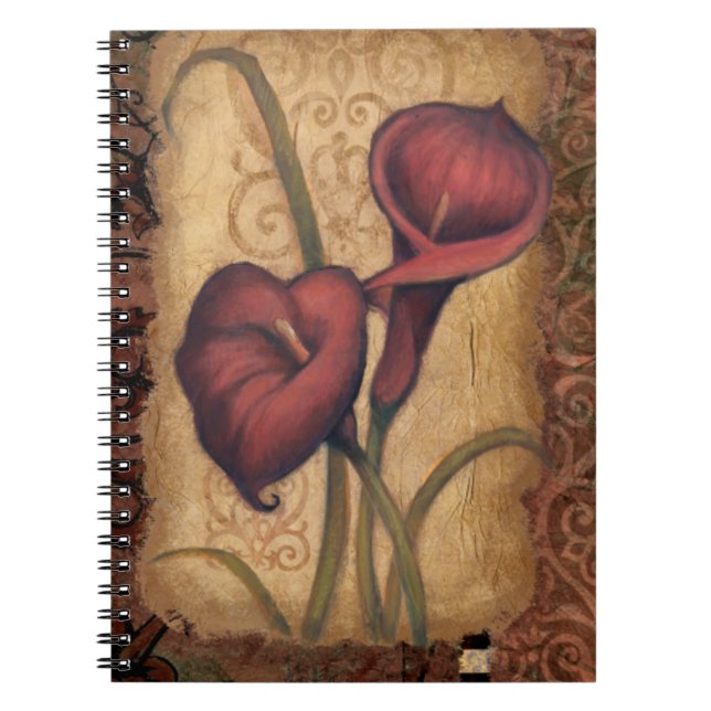 Cuaderno Tulipanes rojos II (Frente)