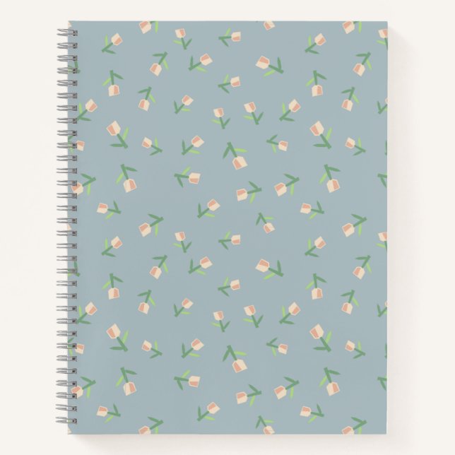 Cuaderno Tulipanes rosados (Anverso)