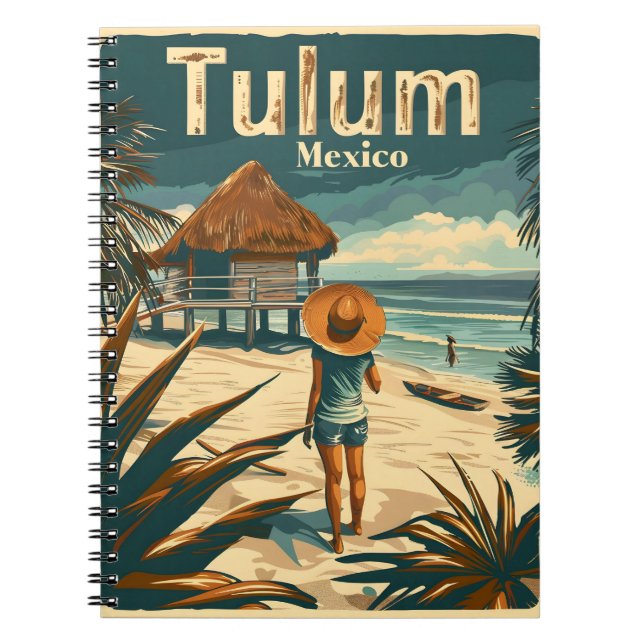 Cuaderno Tulum Beach México (Frente)