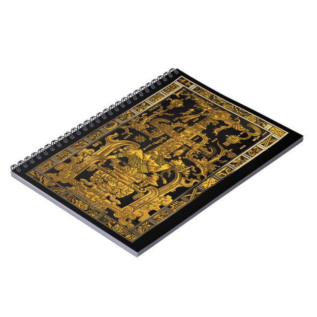 Cuaderno Tumba de Pakal - Astronauta Palenque de oro (Lado Izquierdo)