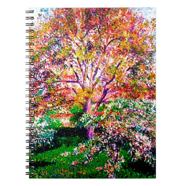 Cuaderno Tumbonas Y Árboles De Manzana En Bloom Camille Pis (Frente)