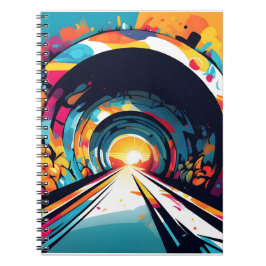 Cuaderno Túnel con graffiti