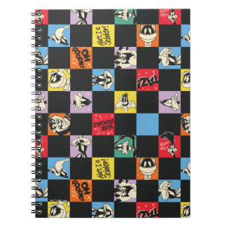 Cuaderno TUNES™ en blanco y negro en el verificador de colo