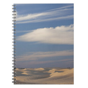 Cuaderno Túnez, desierto del Sahara, Douz, Gran Duna, ocaso