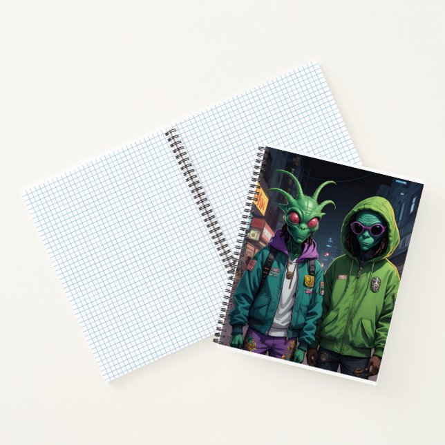 Cuaderno Turistas alienígenas (Interior)