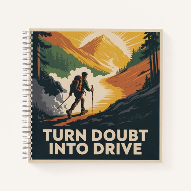 Cuaderno Turn Doubt Into Drive (Anverso)