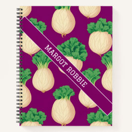 Cuaderno Turnip Retro Colorido Patrón Personalizado