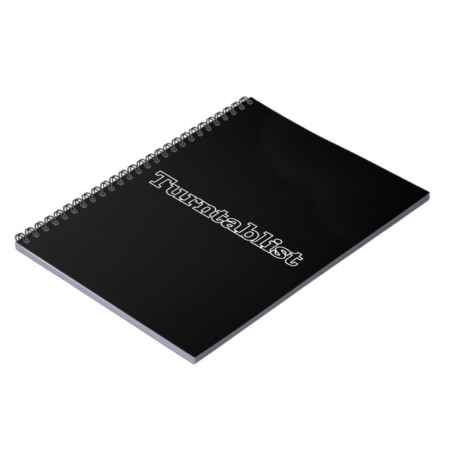 Cuaderno Turntablista (Lado Izquierdo)
