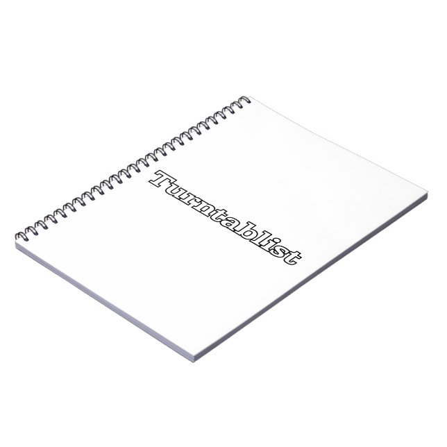 Cuaderno Turntablista (Lado Izquierdo)