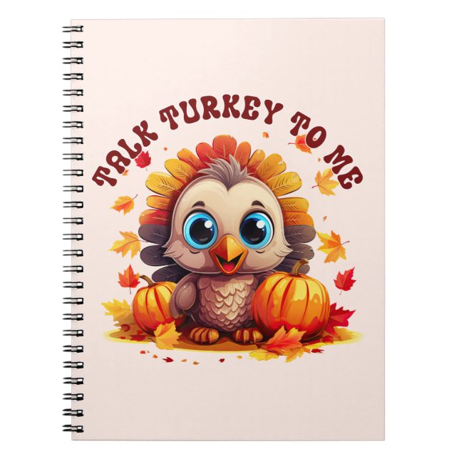 Cuaderno Turquía y oliage otoñal (Frente)