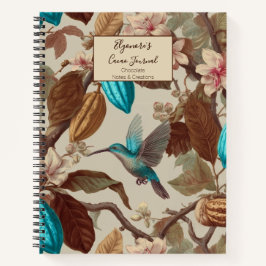 Cuaderno Turquoise Cacao Hummingbird Journal