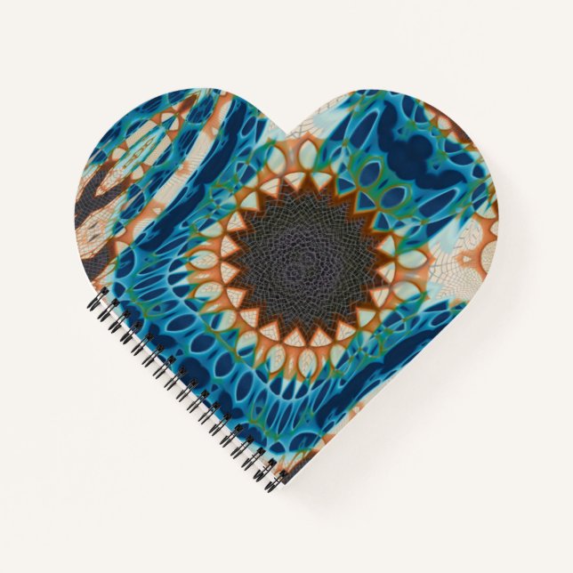 Cuaderno Turquoise Gold Sun Southwestern Art (Anverso)