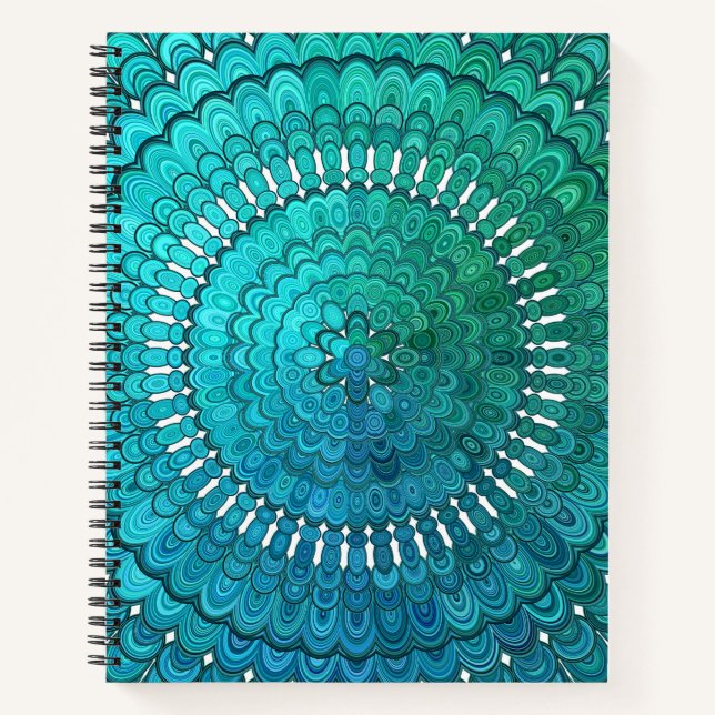 Cuaderno Turquoise Mandala (Anverso)
