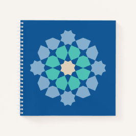 Cuaderno Turquoise Tranquility Medalion