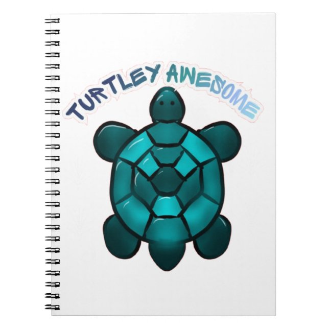 Cuaderno  Turtle Cute Pun Funny Animal Gift (Frente)