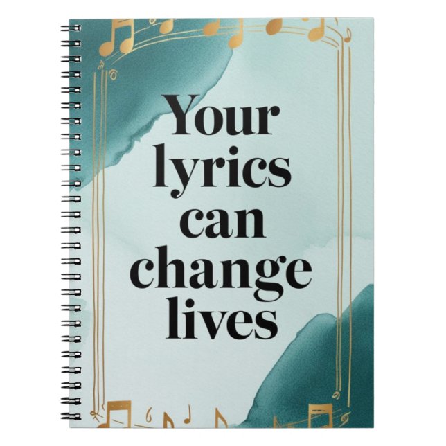 Cuaderno Tus Letras Pueden Cambiar Vidas (Frente)
