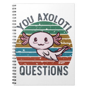 Cuaderno Tus Preguntas de Ajolote Retro 90s Atardecer Vinta