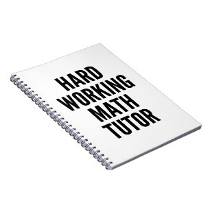 Cuaderno Tutor de matemáticas de trabajo duro