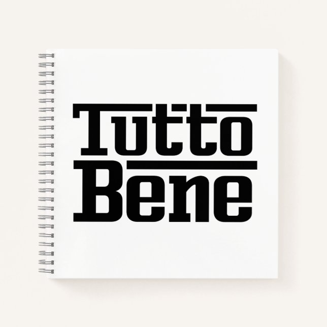 Cuaderno Tutto Bene (Anverso)