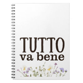Cuaderno Tutto Va Bene (con fiori)